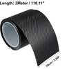 Car Door Edge Guards Door Sill Protector 3D Carbon Fiber Car Wrap Film Vinyl Automotive Wrap Film Car Door Sill Protection Film Anti-Collision Fits