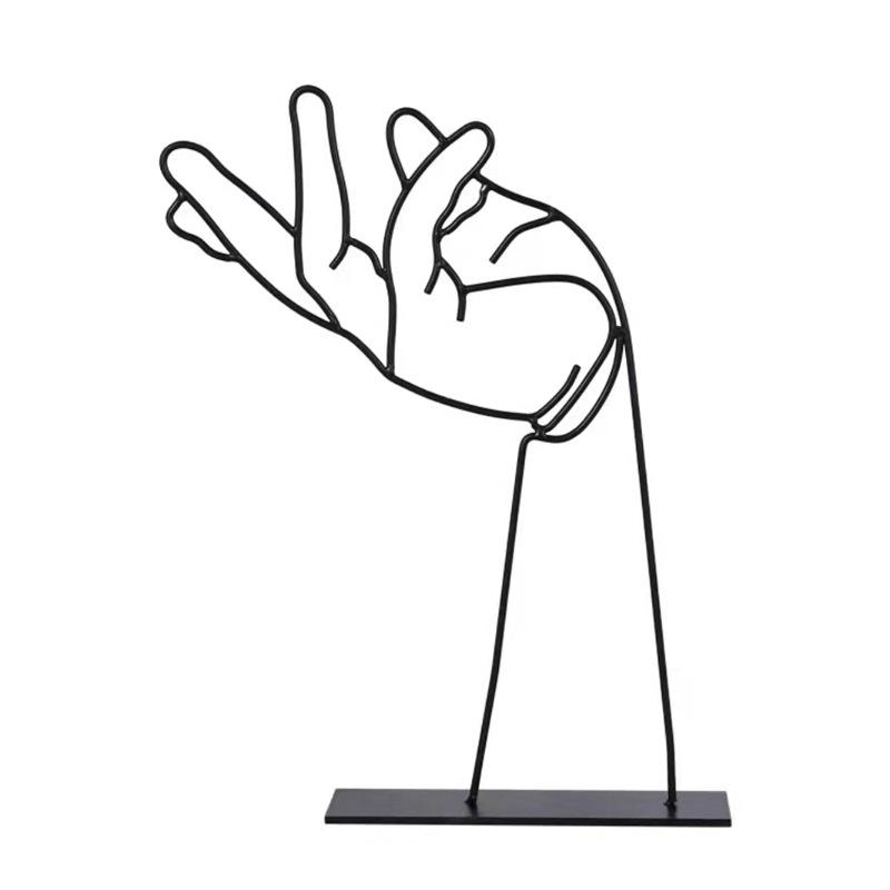 

Современный Простой Белый Черный Абстракция Металл Искусство Ручные Украшения Модель Дома Офис Продаж Кабинет Мягкие Украшения