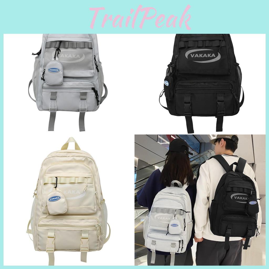 Style Letter Urban Backpack With Large Capacity For Campus And Carry Everyday