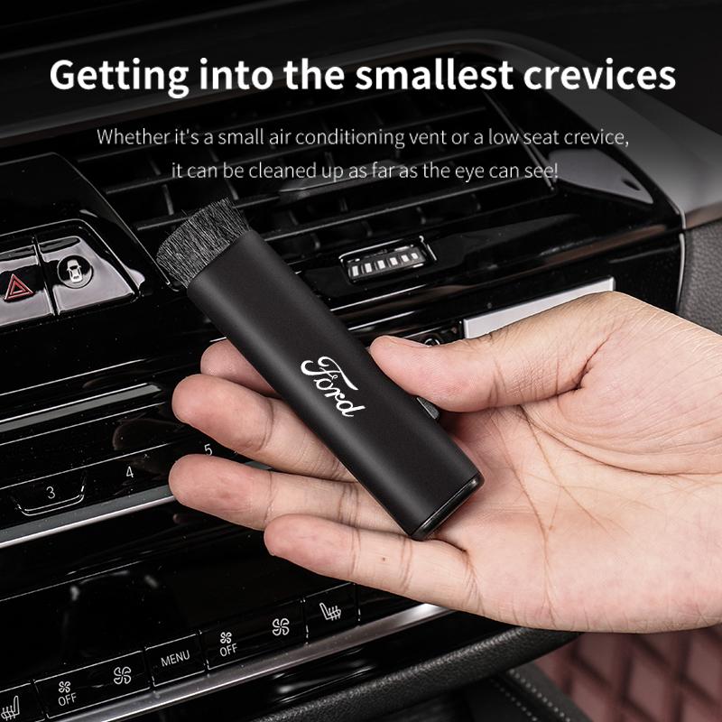 For Ford Car Styling Air Outlet Instrument Panel Gap Soft Hair Dusting Cleaning Brush Tool Focus Mk2 Mk3 Mk4 Fiesta Ranger
