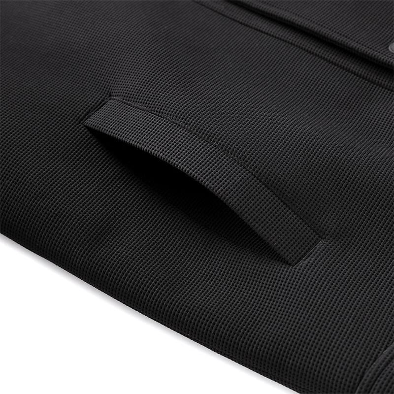 Septwolves Men's Wool Blend Anti-Static Lapel Jacket