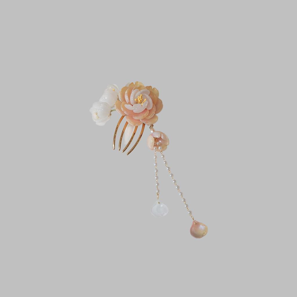 Elegant U-Shaped Chinese Tassel Hairpin for Women – Ancient Style Cheongsam Accessory