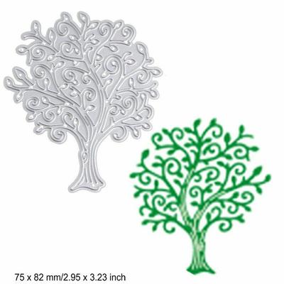 Spring Tree Cutting Dies Metal Stencil DIY Scrapbooking Album Paper Card Embossing Craft Die Cut Plant