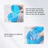 Dentures Case Portable Soaking Denture Bath Box with Strainer Basket Invisible Brace Retainer Mouth Guard Dental Aligner Container Holder
