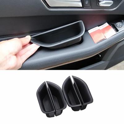 Bandeja de almacenamiento para manija de puerta de coche, soporte para contenedor, caja de almacenamiento para Mercedes Benz Clase E W212 W207 E200 E260 E320 E350, accesorios organizadores