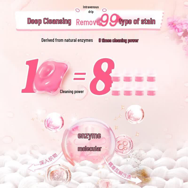 OMO Natural Workshop Cherry Blossom Laundry Gel Beads