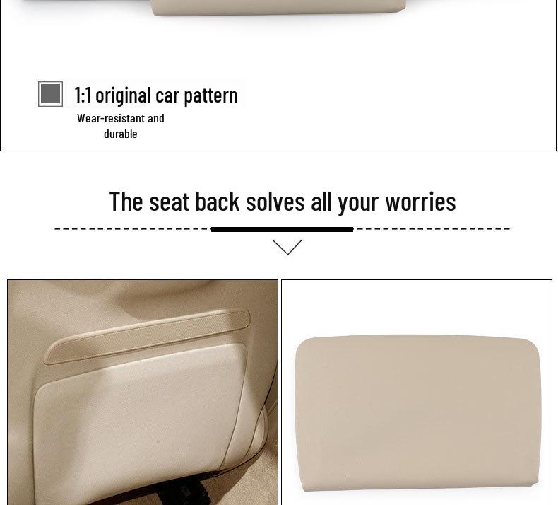 Mercedes-Benz E, C, GLC, and CLS-Class Seat Back Storage Organizer Clip W205 Rear Cover Plate.