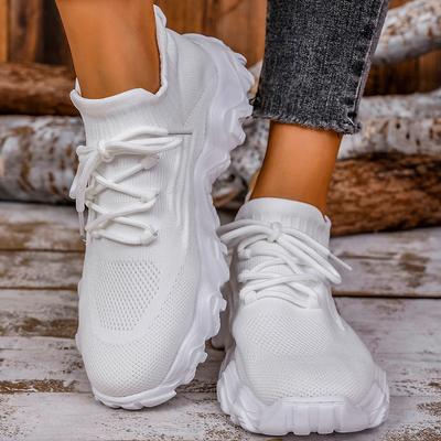 Damen Sneaker Mode Bequem Atmungsaktiv Mesh Klobige Sneaker Damen Design Leichtgewicht Slip-on Paare Freizeitschuhe Damen