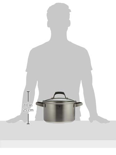 Zwilling J.A. Henckels Japan "HI Style Basic Deep Saucepan, 24cm, 6L" Stainless Steel Stockpot with Polished Finish, Induction Compatible [Official Ja