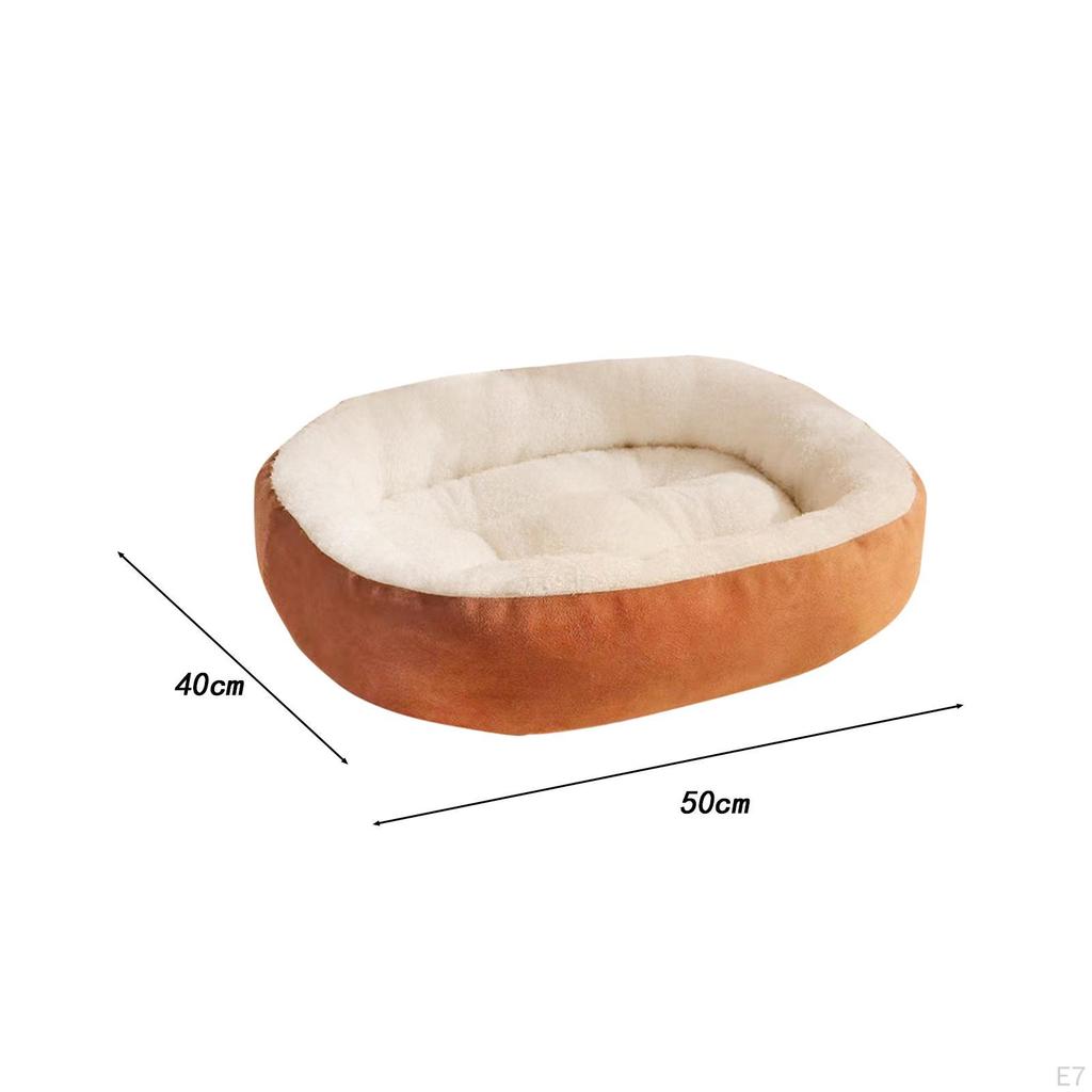 Cat Bed for Indoor Cushion, Self Warming Washable Non Slip Small Dog
