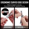 KeyUnity KN00 EDC Foldable Nail Clipper with File, German 4116 Stainless Steel Curved Fingernail Trimmer Cutter for Travel & Everyday Carry