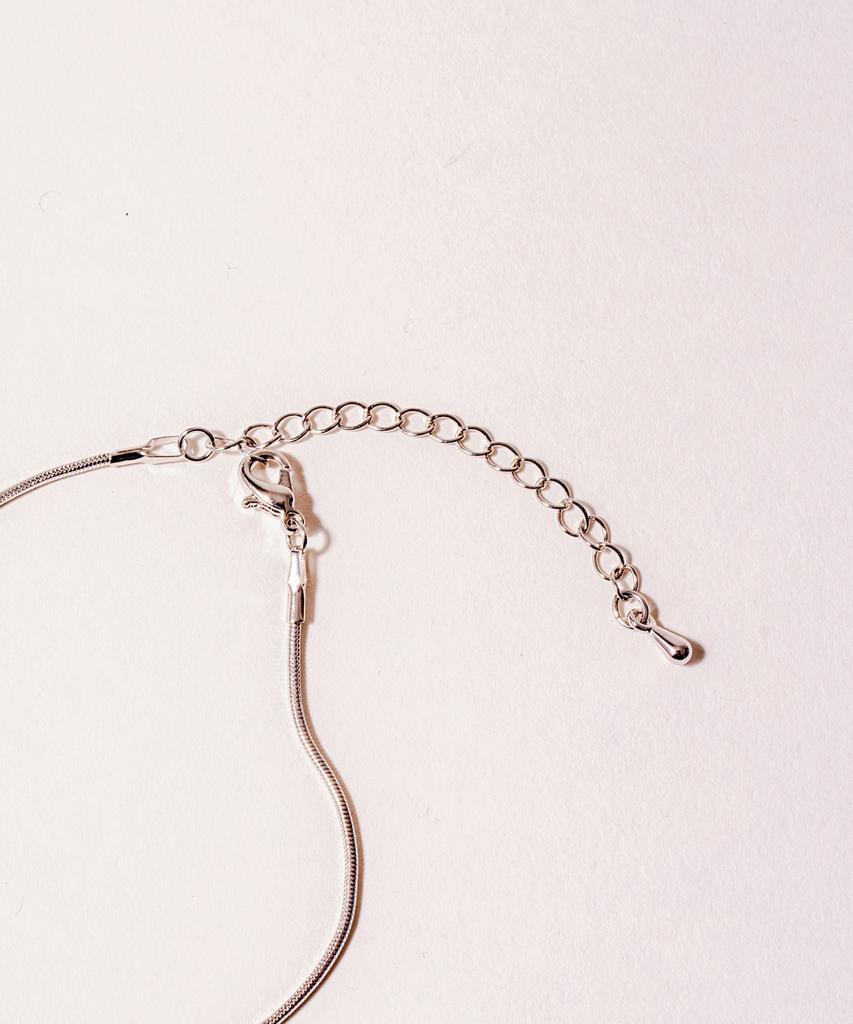 Novice Tokyo Simple Narrow Bracelet / Silver