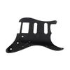 Electric Guitar Pickguard PVC Plastic Guard Scratch Board Front Plate Panel Cover Instrument Accessories 1 Layer Black