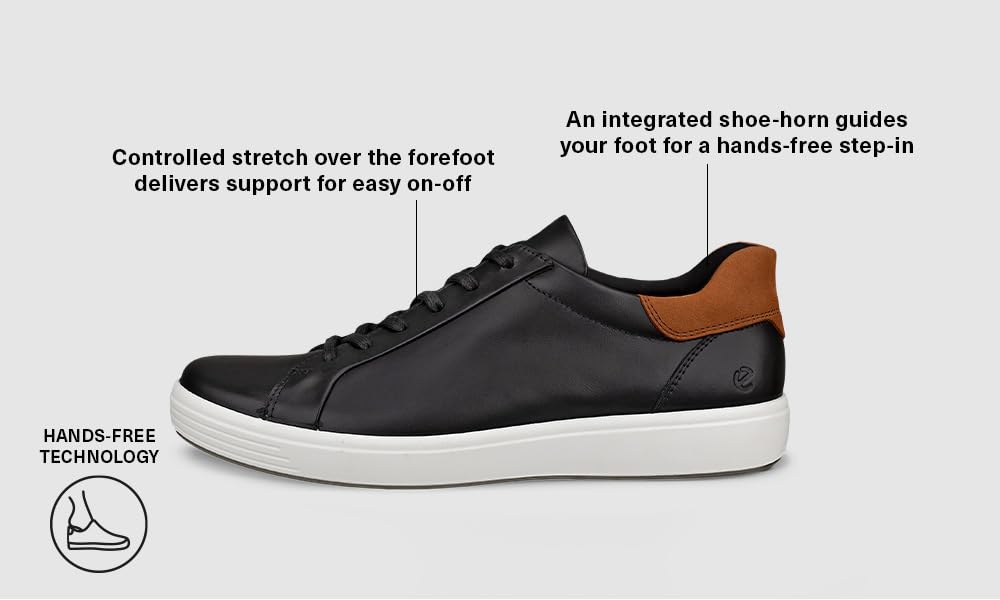 Casual Sneakers Soft 7 Genuine Leather Casual Sneakers Cm 3E [Echo] Men's Gravel/Acorn 24.5