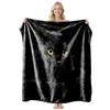 Cool Contrast Tiger Print Flannel Blanket Soft Nap Air Conditioner Throw Home