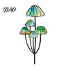 Colorful Yard Stakes Planter Insert Stake, Double-Sided, Flower Pot Decor Metal Garden Decorative Insect Animal Stake for Plant Pots Bed Decoration