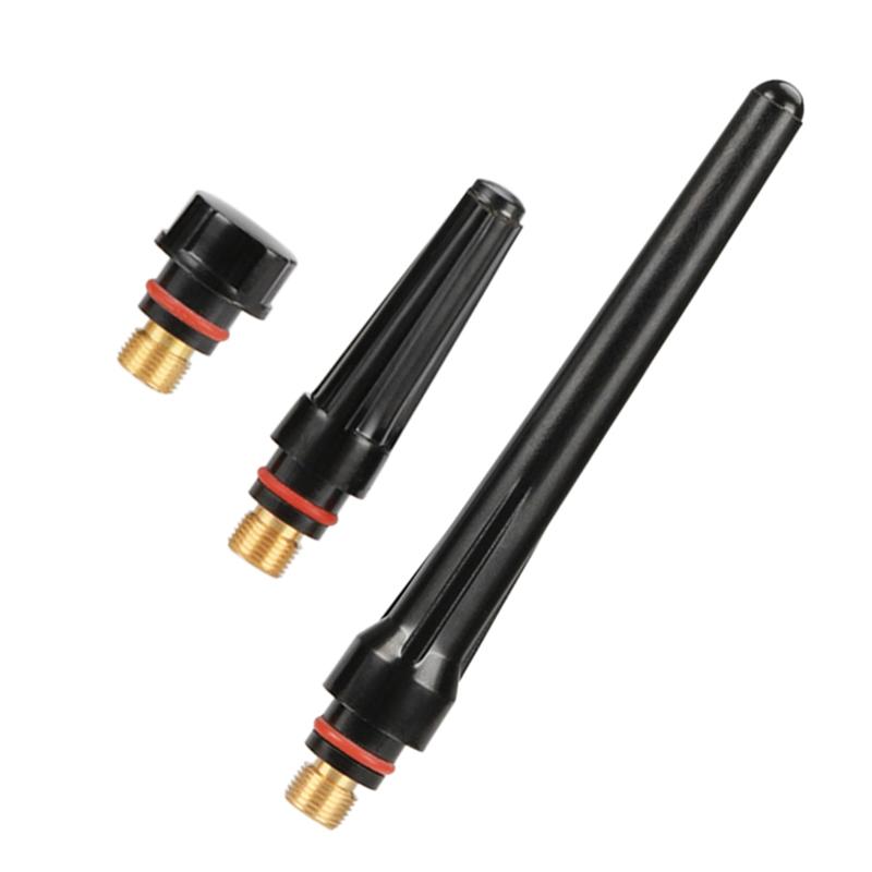 ABUL-30Pcs TIG Welding Torch Accessories Stubby Gas Lens 4 -12 Cup Kit For WP-17/18/26 Torch Welding Supplies