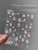 2024 Crystal Diamond Snowflake Nail Stickers - Christmas Tree & Snowman Designs