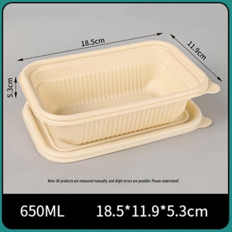 Disposable Corn Starch Bento Box
