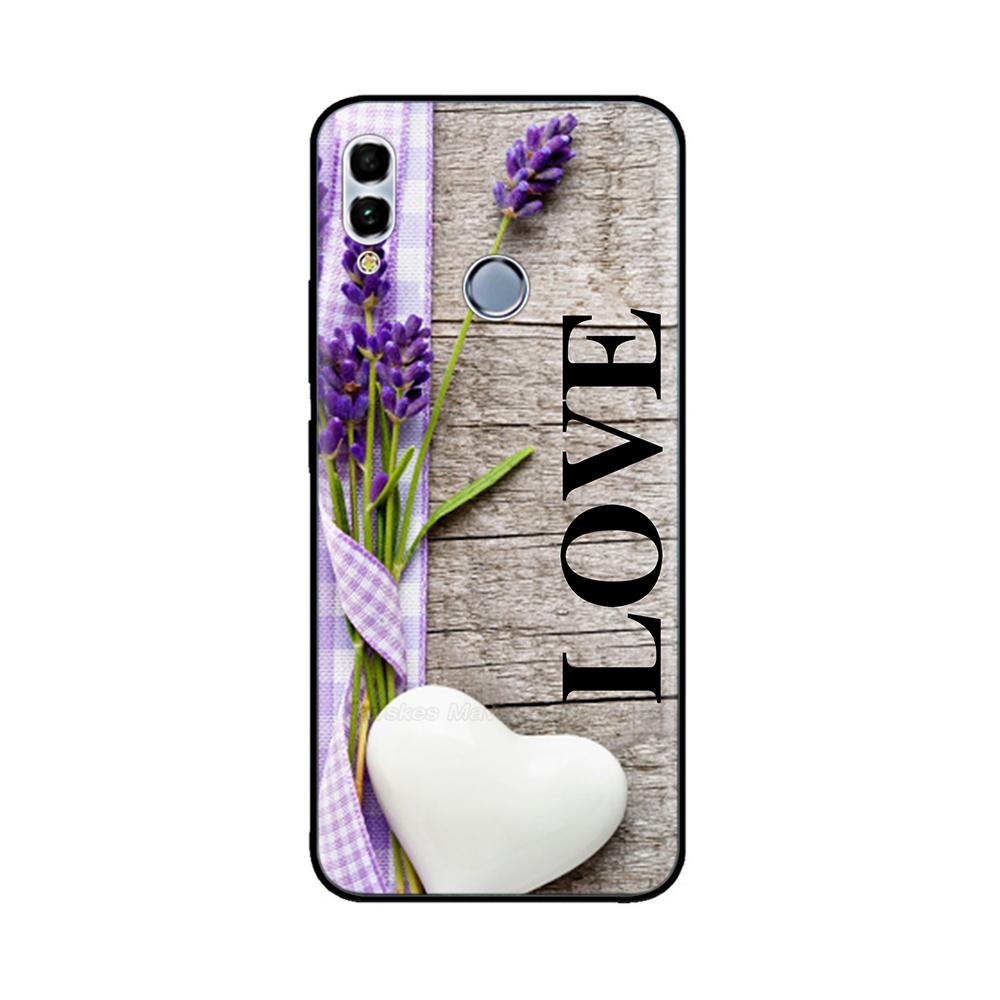 For Huawei P Smart 2019 6.21" Soft Black Silicone Phone Back Cover Case For Huawei P Smart 2019 POT-LX1 POT-LX3 POT LX1 Case Bag