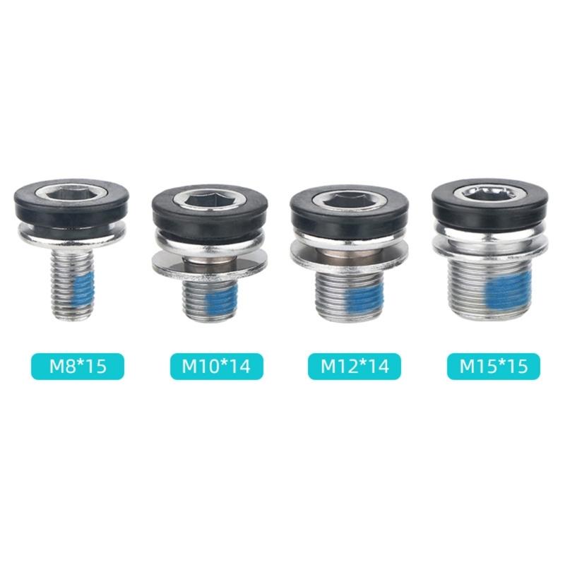 2Pcs Bicycles Crank Screws Replacement Bike Hexagonal Crank Arm Fixing Bolts Capless Bottom Bracket Screws Enduring