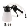 Pneumatic Brake Bleeder Fluid Replacement Tool Set for Car with 4 Master Cylinder Adapters for Single Person Brake Bleeding