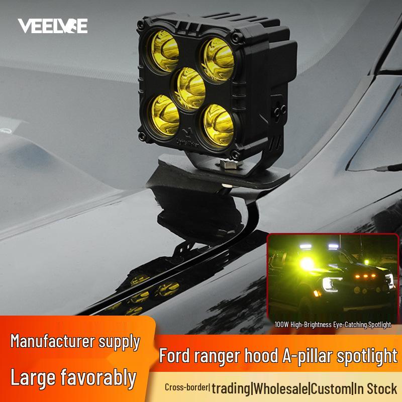 Ford Ranger Off-Road A-Pillar Hood Spotlight Bracket