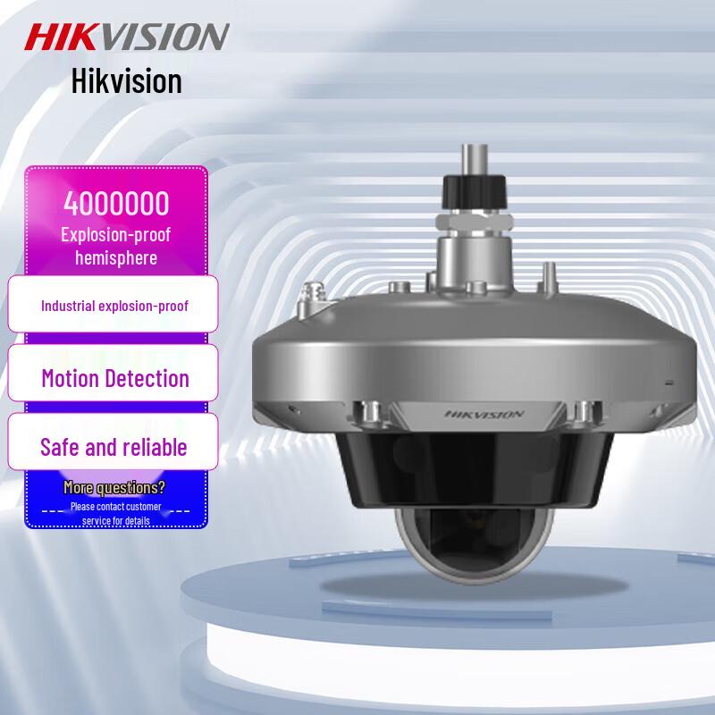 

Hikvision 4MP Explosion-Proof POE Dome Surveillance Camera CN plug (adapter included)