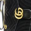 [Usato] Borsa a tracolla Marmont trapuntata in camoscio con logo e catena - Buono #WXJPY8
