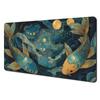 Art Aesthetic Koi Fish Pattern Design Mtg Playmat Magic Card Battle Mat Nonslip Stitched Edge Tapete Magic Mtg Tabletop Playmat