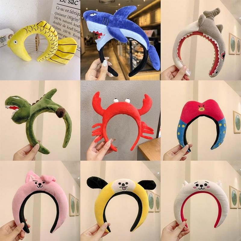 Plush Animal Hair Hoops For Birthday Decorations Cosplay 17 Unique Designs