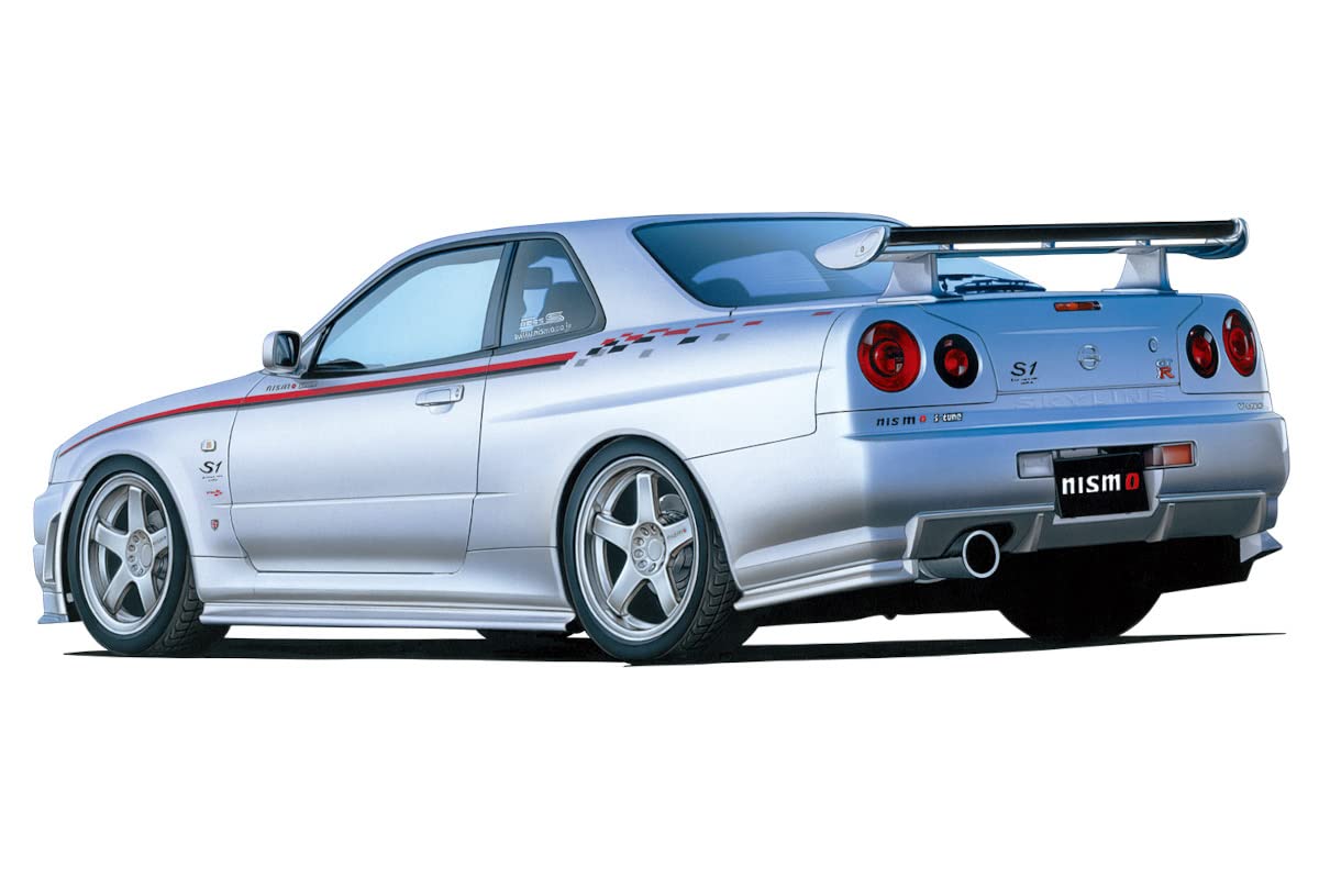 

Aoshima Bunka Kyozai The Model Car Series SP05 Nissan BNR34 Skyline NISMO 2004 Plastic Model (AOSHIMA) 1/24 GT-R S-TUNE
