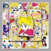 51 Sexy Warrior Girl Cartoon Anime Stickers for Suitcases, Refrigerators, and Phones