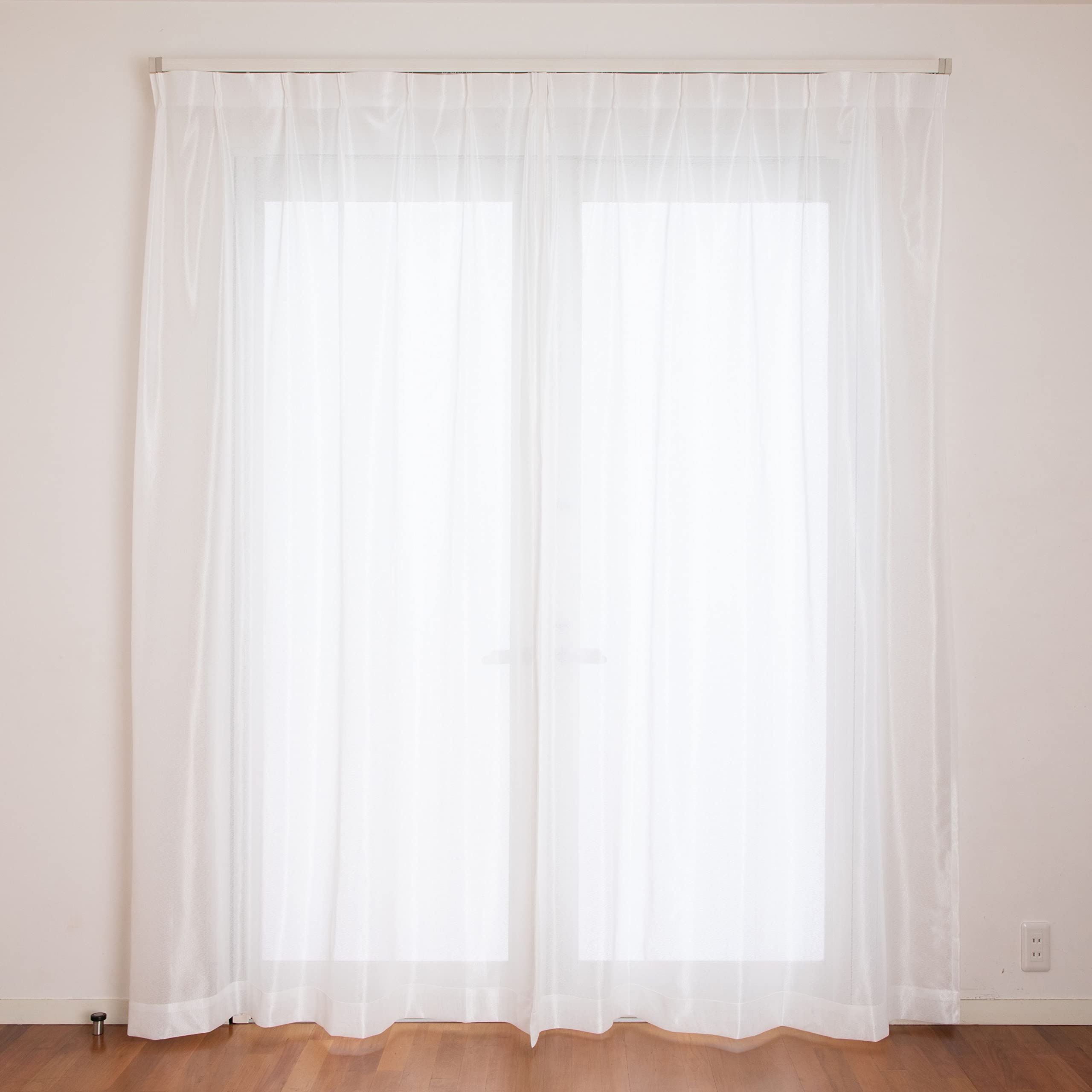 

Штора Лабораторный Эффект Однотонное Кружево Ширина 100см х Длина 188см Комплект Без УФ Крючок Простой Зеркально-Белый 2, Прозрачный, Зеркальный, Защита, Стирка, белый