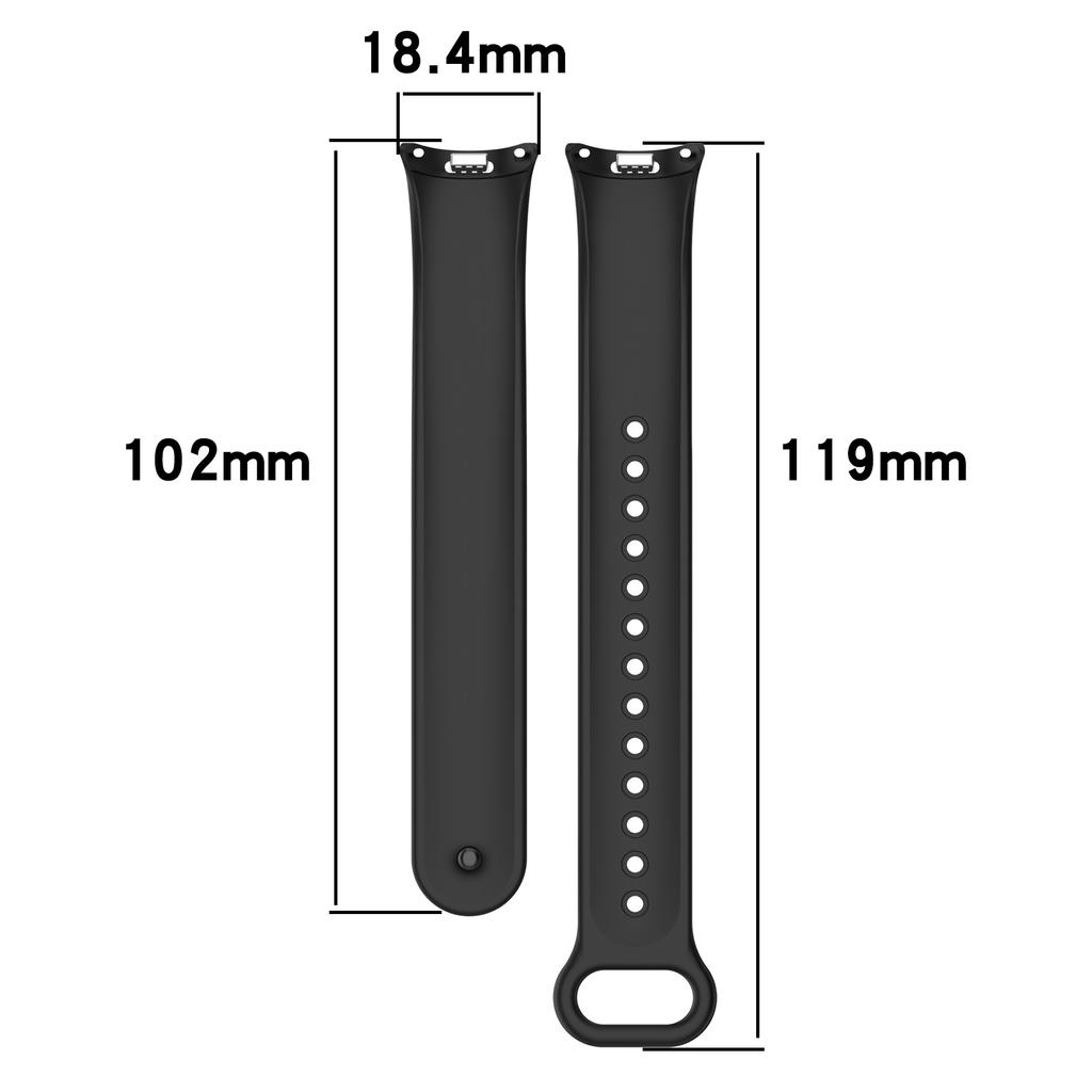 Sport Silicone Strap for Xiaomi Mi Band 9 NFC Replacement Bracelet Belt for Xiaomi Mi Band 8/9/10 Wriststrap Smart Watch Accessories