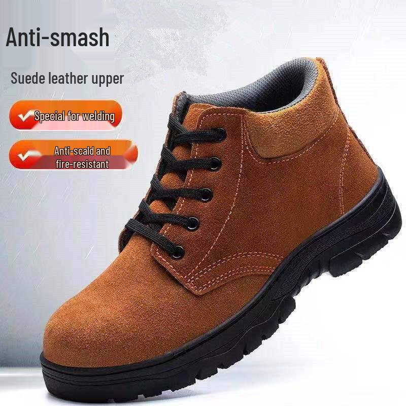 

Дышащая мужская рабочая обувь: Обувь со стальным подноском, противоскользящая, водонепроницаемая, маслостойкая, устойчивая к проколам, с конструкцией мягкой подошвы.