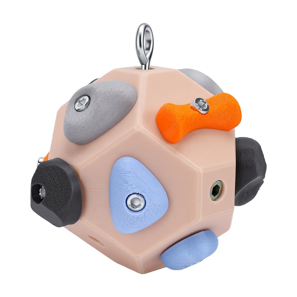 Handcrafted Climbing Block Ball 3D Printed Climbing Training Ball Portable Finger Strength Training Stress Relief Gift
