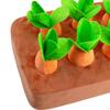Carrot Toy Interactive games Montessori Toys for Activity Gifts Counting Pulling