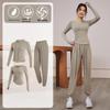 Women's Quick-Dry Long Sleeve Fitness & Yoga Set: Running, Pilates, Body Shaping Top for Spring & Autumn