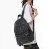 Schoolbag Backpack Female College Student Denim School Bag Junior High School Student Large Capacity Fashion Leisure Simple Travel Backpack Male