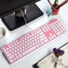 KB1430 Wired Silent Keyboard & Mouse Set - Ultra-Thin Design for Office & Laptop Use