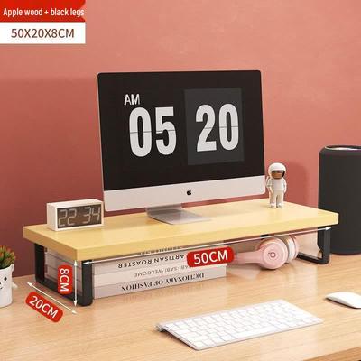 OLOEY Single Layer Desktop Monitor Stand with Keyboard Storage