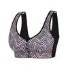 Intimo da donna estivo moda a righe con fibbia anteriore e fibbia posteriore tipo gilet