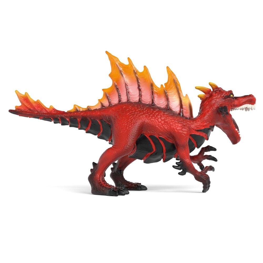 Schleich Eldorado Fire Saurus vs Jungle Lizard 70834 Dinosaur Playset