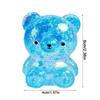 1/2PCS Sugar Filled Bear Squeeze Fidget Slow Rebound Pinch Decompression Squeeze Soothing Texture Glitter Gummy