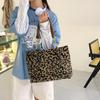 Retro leopard print large-capacity bag women's 2025 new versatile underarm bag fashion casual shoulder tote bag
