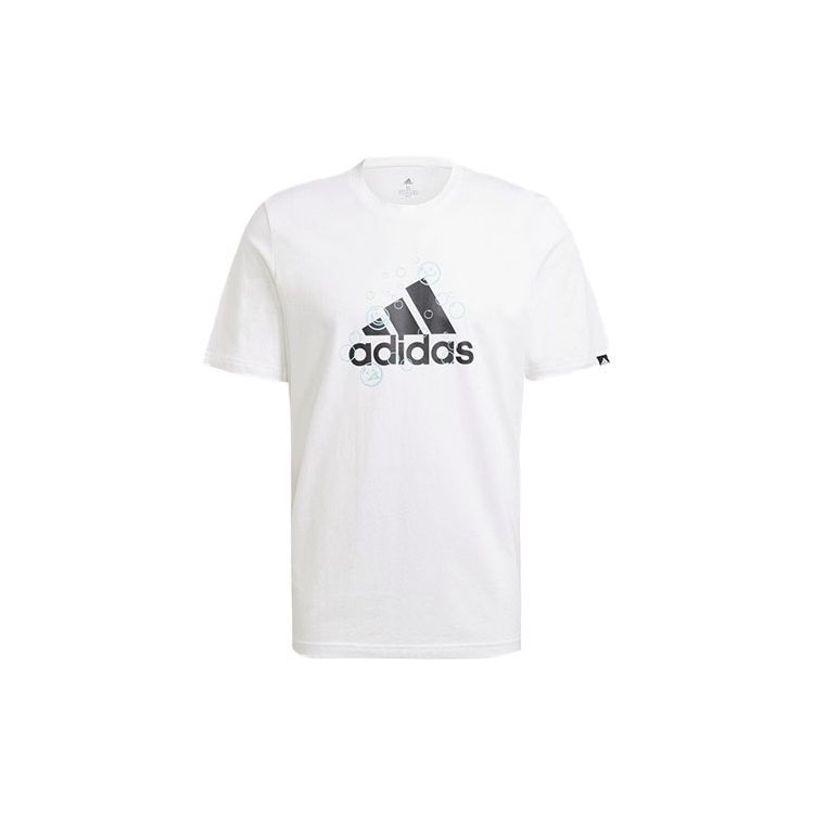 

Мужская футболка Adidas Smiley Bubbles белая GM6661