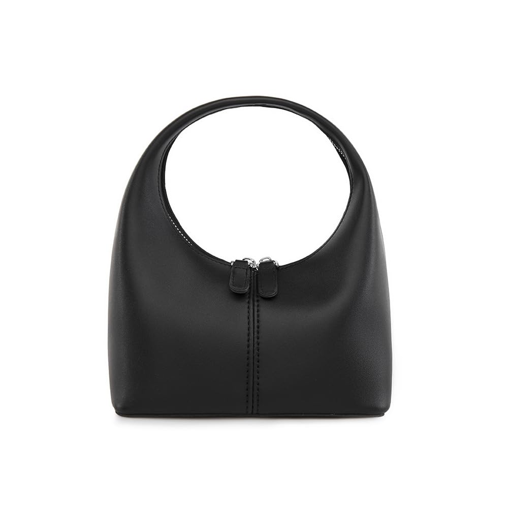 

Leather Mini Shoulder Bag for Tote Small Thick Lightweight Shoulder Mini Smartphone 8804 [Whatna] Women, Bag, Mother s Bag, Leather, Bag, Bag, чорний