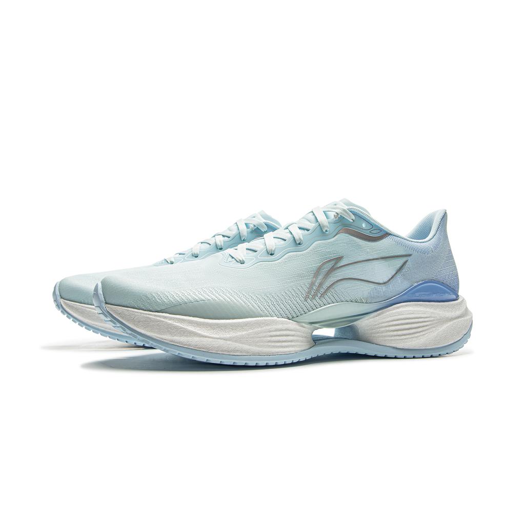Li Ning Ultra Light 22 Racing Lightweight Cushioning Running Shoes Men Sneakers Light-Blue ARBV001-23