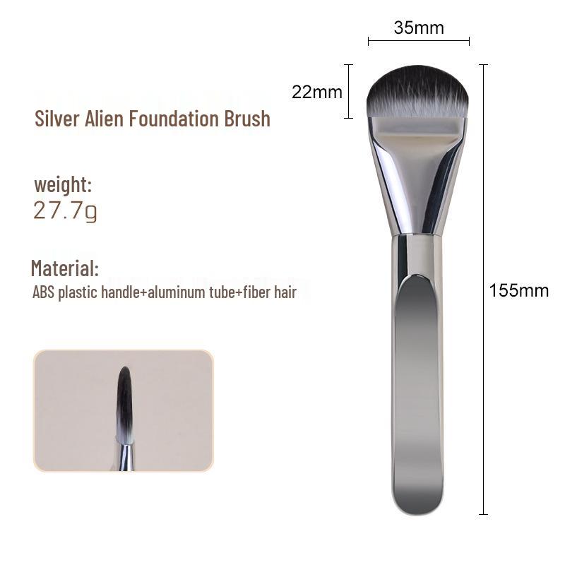 

Ультратонкая кисть для тональной основы с плоской головкой: Не оставляющие разводов, не впитывающие, мягкие кисти для макияжа и масок.